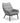 Lucerne Velvet Chair - Grey