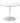 Milan Round Glass Pedestal Table
