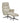Priya Grey Faux PU Leather Recliner Chair and Stool
